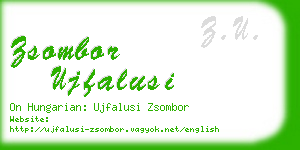 zsombor ujfalusi business card